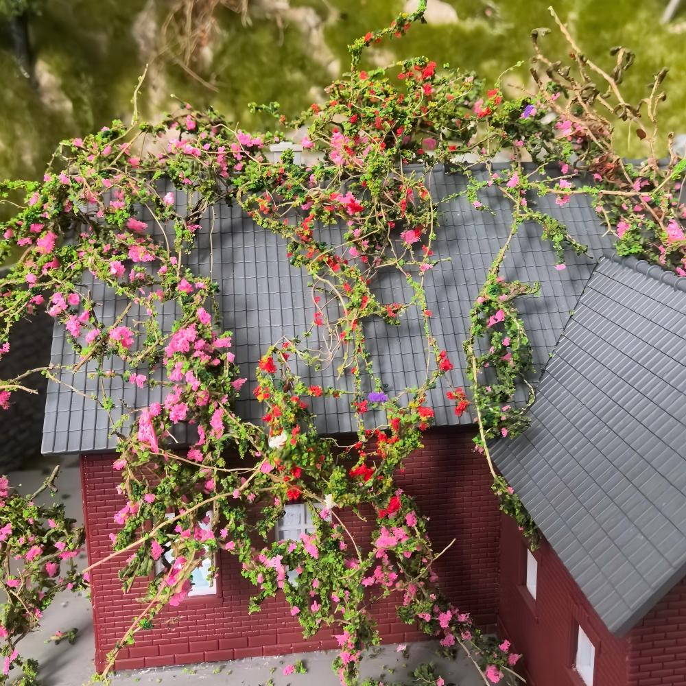 Vine Climbing Plastic - Model Tanaman Merambat Mini Realistis Fleksibel