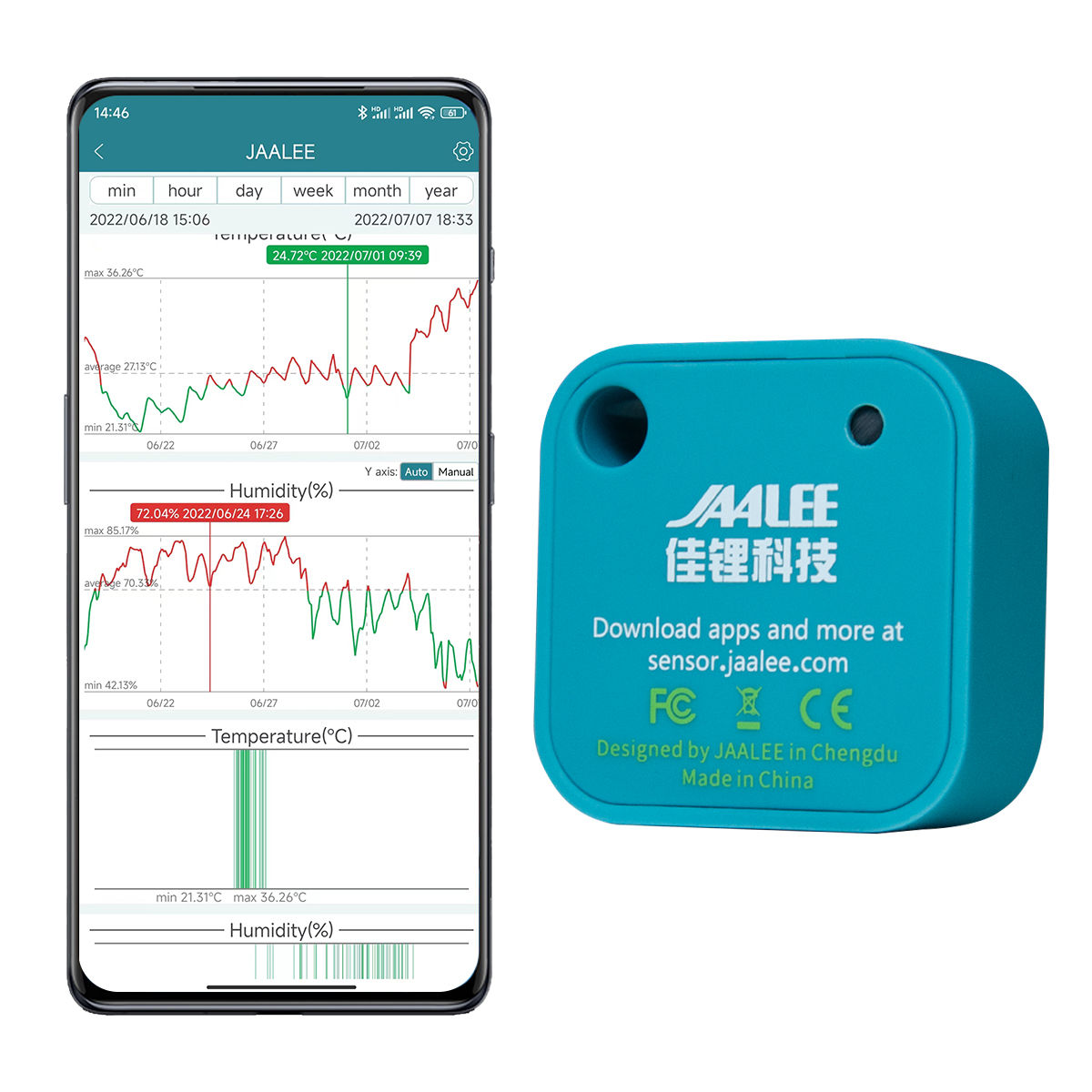 Jadbegitu JHT Suhu/Kelembaban/ - Digital Hygrometer Probe ulasan dan harga